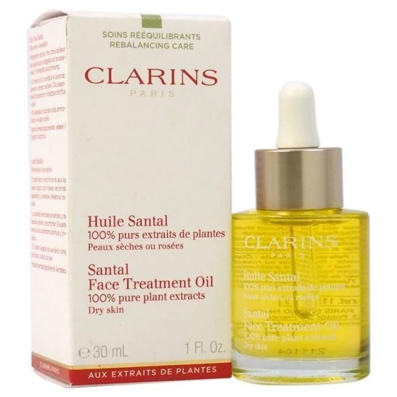 Santal Face Treatment Oil - Dry Skin by Clarins for Unisex - 1 oz Treatment