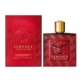 Versace Eros Flame 3.4 Deodorant Spray (Glass Bottle)