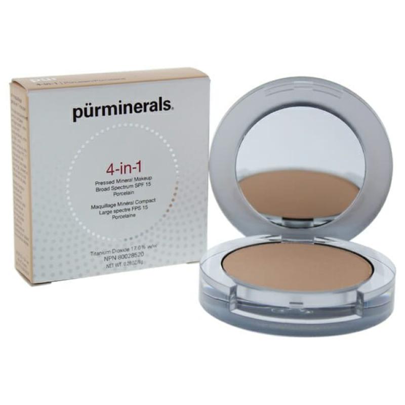 4-in-1 Pressed Mineral Makeup Powder SPF 15 - LP4 Porcelain by Pur Cosmetics for Women - 0.28 oz Powder