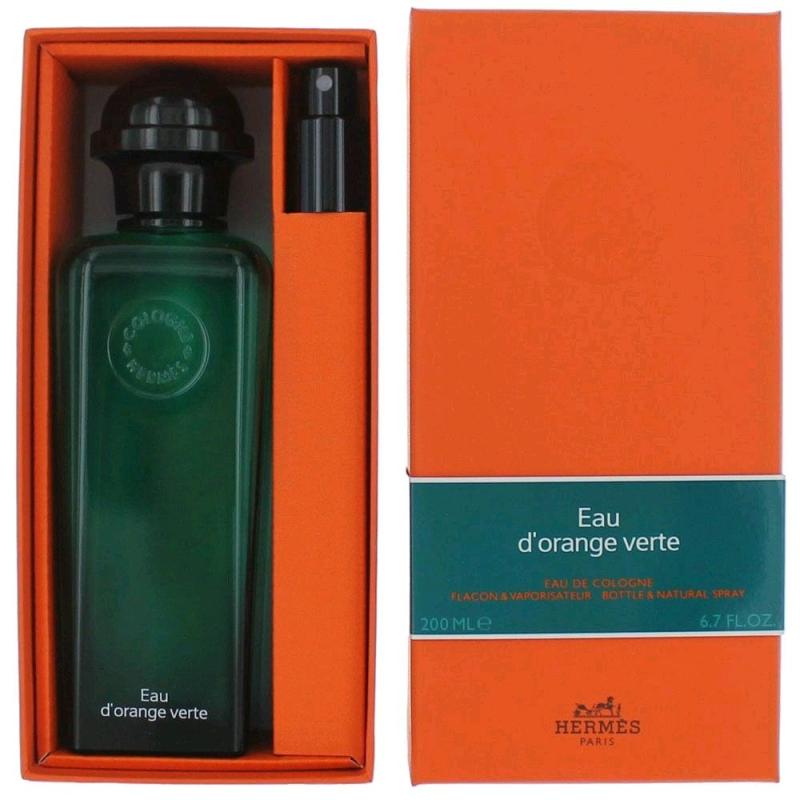 Eau D'Orange Verte By Hermes, 6.7 Oz Eau De Cologne Spray And Splash Unisex