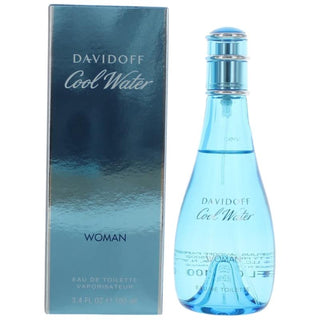 Cool Water By Davidoff, 3.4 Oz Eau De Toilette Spray For Women