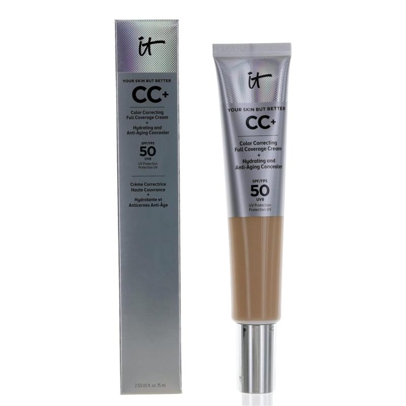 It Cosmetics Cc Cream Full Coverage Cream By It Cosmetics, 2.53 Oz Color Correcting Foundation Spf 50 - Fair