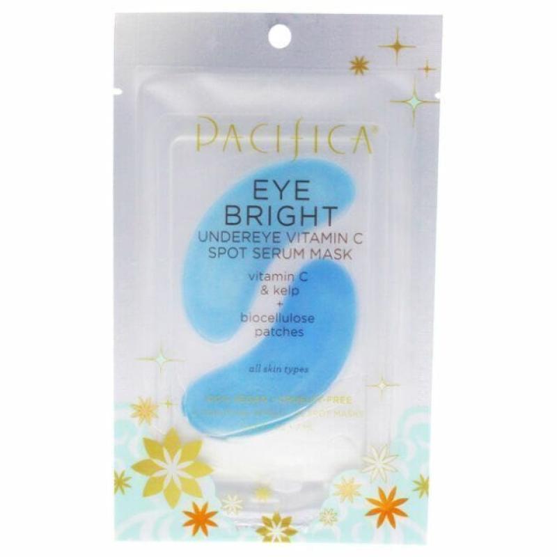 Eye Bright Undereye Vitamin C Spot Serum Mask by Pacifica for Unisex - 0.23 oz Mask - Pack of 2