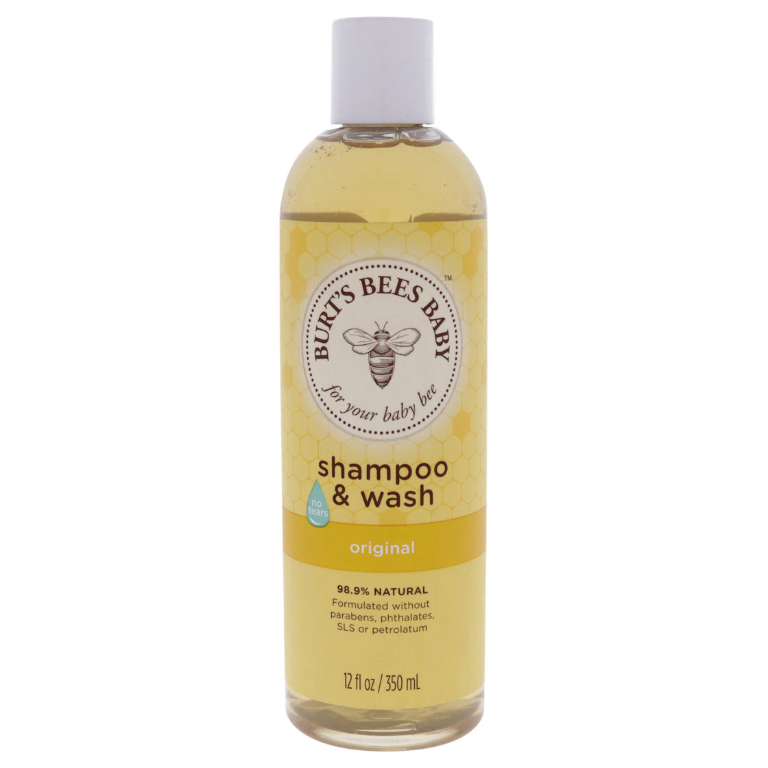 Baby Bee Shampoo and Wash Original by Burts Bees for Kids - 12 oz Shampoo and Body Wash