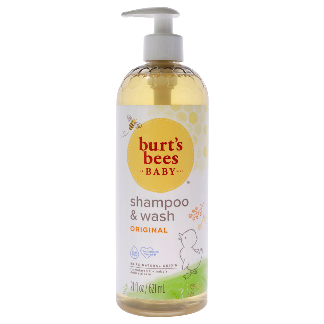 Baby Bee Shampoo and Wash Original by Burts Bees for Kids - 21 oz Shampoo and Body Wash