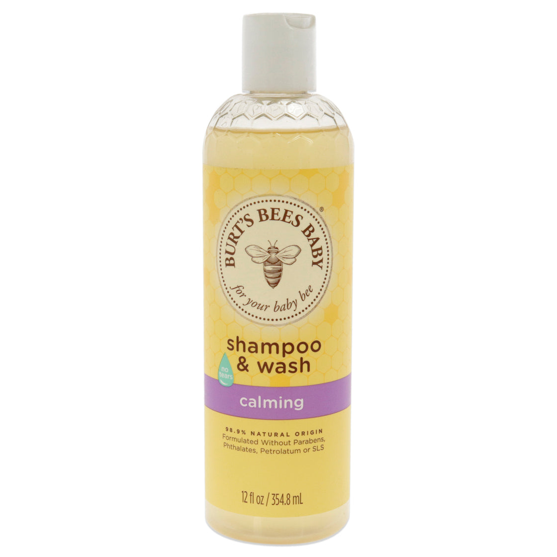 Baby Shampoo and Wash Calming by Burts Bees for Kids - 12 oz Shampoo and Body Wash