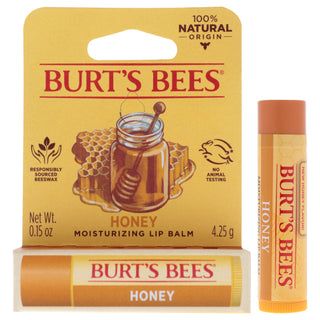 Burts Bees Honey Moisturizing Lip Balm Blister for Unisex - 0.15 oz Lip Balm