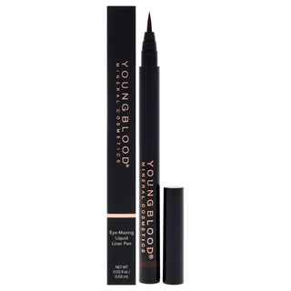 Youngblood Eye-Mazing Liquid Liner Pen in Cafe - 0.02 oz - Long Lasting Eyeliner for Women
