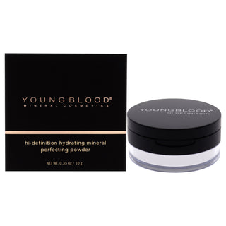 Youngblood Hi-Definition Hydrating Mineral Perfecting Powder - Translucent for Women - 0.35 oz Powder - Makeup Setting Powder for Flawless Skin