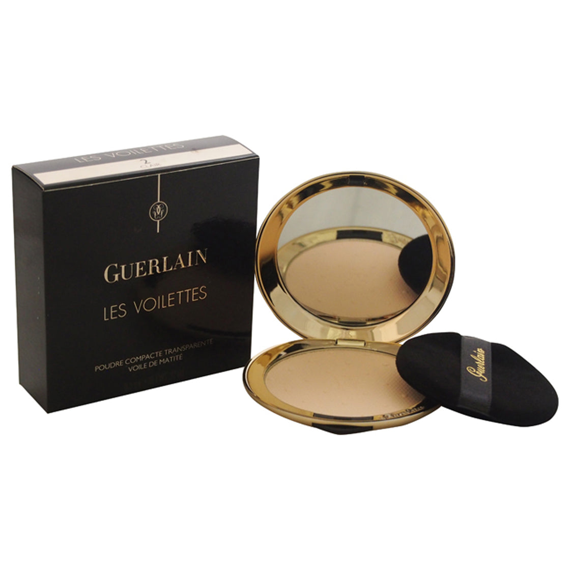 Les Voilettes Translucent Compact Powder - 2 Clair by Guerlain for Women - 0.22 oz Powder