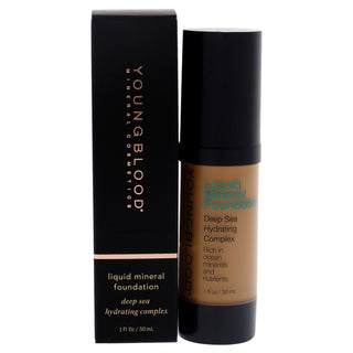 Liquid Mineral Foundation - Suntan by Youngblood for Women - 1 oz Foundation