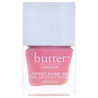 Butter London Patent Shine 10X Nail Lacquer - Coming Up Roses for Women - 0.2 oz Nail Polish - Long Lasting Formula in a Beautiful Rose Shade