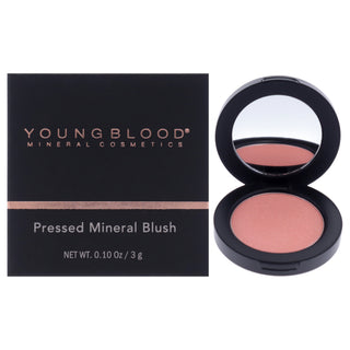 Youngblood Pressed Mineral Blush in Nectar - Long-Lasting Warm Pink Blush for Women - 0.1 oz