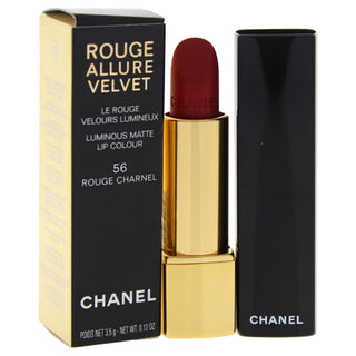 Rouge Allure Velvet Luminous Matte Lip Colour - 56 Rouge Charnel by Chanel for Women - 0.12 oz Lipstick