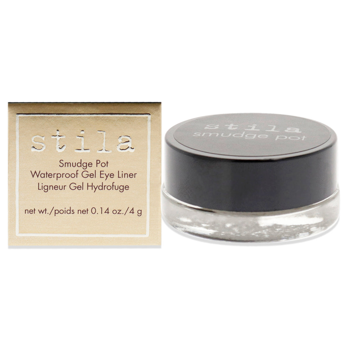 Smudge Pots Waterproof Gel Eye Liner - Black by Stila for Women - 0.14 oz Eyeliner