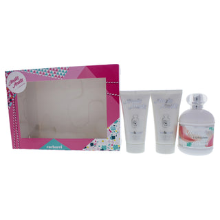 Anais Anais by Cacharel for Women - 3 Pc Gift Set with EDT Spray and Perfumed Body Lotion