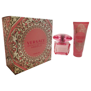 Versace Bright Crystal Absolu 2 Pc Gift Set for Women - EDP Spray and Body Lotion, 3oz & 3.4oz