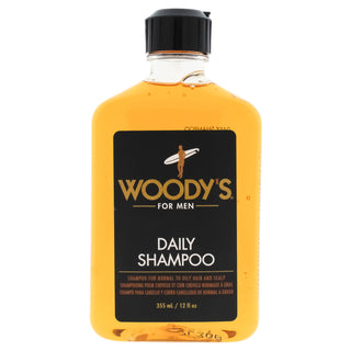 Daily Shampoo by Woodys for Men - 12 oz Shampoo