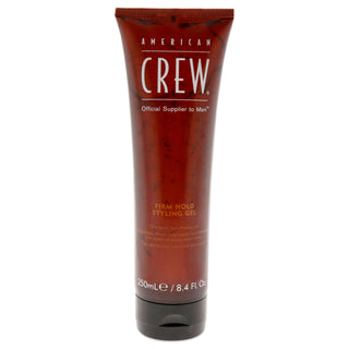 Firm Hold Gel by American Crew for Men - 8.4 oz Gel