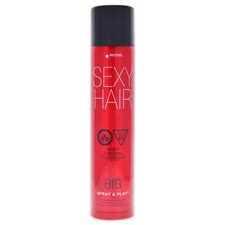 Big Sexy Hair Spray and Play by Sexy Hair - 10 oz Hair Spray for Unisex
