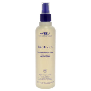 Aveda Brilliant Medium Hold Hair Spray for Unisex - 8.5 oz Hair Spray