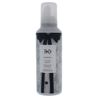 Chiffon Styling Mousse by R+Co for Unisex - 5.6 oz Mousse