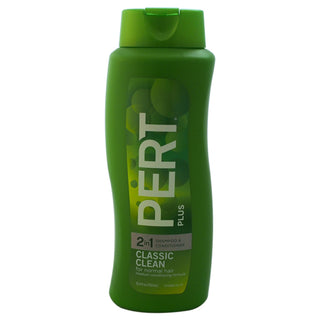 Classic clean 2 in 1 Shampoo and Conditioner For Normal Hair by Pert for Unisex - 25.4 oz Shampoo and Conditioner