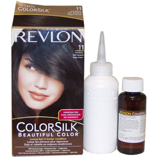 Revlon Colorsilk Beautiful Color Soft Black Hair Color - 1 Application