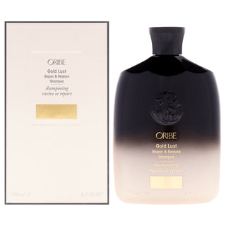 Oribe Gold Lust Repair and Restore Shampoo for Unisex - 8.5 oz - Revitalize Your Hair with Luxurious Gold Lust Formula