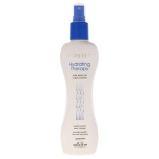 Hydrating Therapy Pure Moisture Leave In Spray by Biosilk for Unisex - 7 oz, Hair Spray for Hydration and Shine