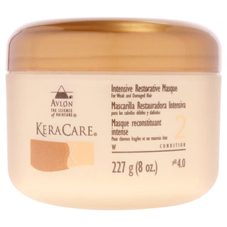 KeraCare Intensive Restorative Masque by Avlon for Unisex - 8 oz Masque - Repair and Nourish Your Hair