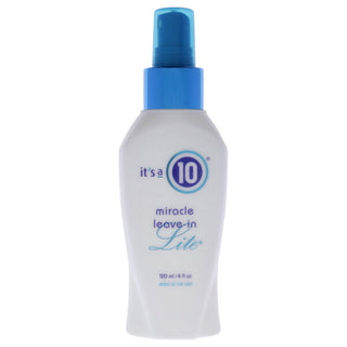 It's A 10 Miracle Leave-In Lite Hair Spray for Unisex - 4 oz, Leave-In Conditioner and Detangler
