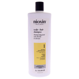 System 1 Cleanser Shampoo by Nioxin for Unisex - 33.8 oz Shampoo