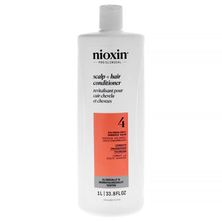 Nioxin System 4 Scalp Therapy Conditioner - 33.8 oz Conditioner for Unisex