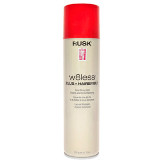 Rusk W8less Plus Extra Strong Hold Shaping and Control Hairspray for Unisex - 10 oz Hair Spray