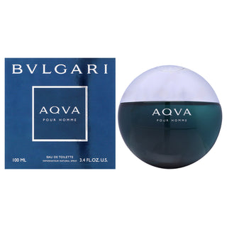 Bvlgari Aqva by Bvlgari for Men - 3.4 oz EDT Spray for a Refreshing Fragrance Experience