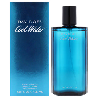 Cool Water by Davidoff for Men - 4.2 oz EDT Spray: Refreshing and Masculine Fragrance