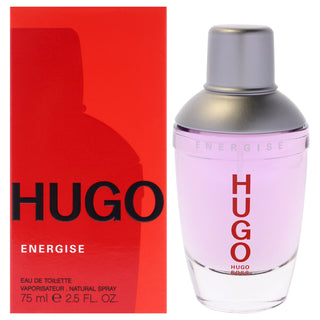 Hugo Energise by Hugo Boss for Men - 2.5 oz EDT Spray | The Perfect Fragrance for Energizing Confidence