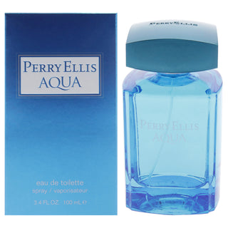 Perry Ellis Aqua by Perry Ellis for Men - 3.4 oz EDT Spray" - Refreshing Fragrance for Him