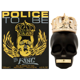 Police To Be The King by Police for Men - 4.2 oz EDT Spray: A Regal Fragrance Fit for Royalty