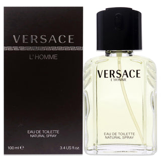 Versace L'Homme by Versace for Men - 3.4 oz EDT Spray: Sophisticated and Masculine Fragrance