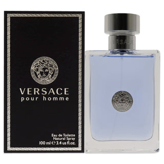 Versace Pour Homme by Versace for Men - 3.4 oz EDT Spray: A Timeless Fragrance for the Modern Man