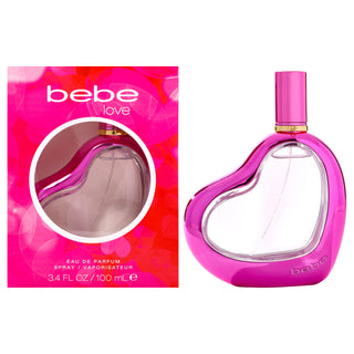 Bebe Love by Bebe for Women - 3.4 oz Eau de Parfum Spray - Romantic and Feminine Scent
