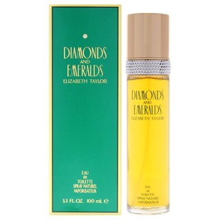 Elizabeth Taylor Diamonds and Emeralds for Women - 3.3 oz EDT Spray, Fragrance by Elizabeth Taylor