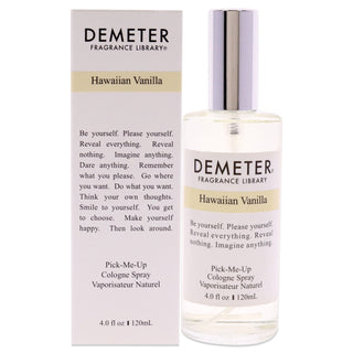 Hawaiian Vanilla by Demeter for Women - 4 oz Cologne Spray - Fresh and Feminine Fragrance