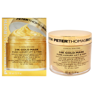 Luxurious 24K Gold Mask for Lift and Firming by Peter Thomas Roth - Unisex 5.1 oz Mask