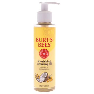 Burts Bees Nourishing Cleansing Oil Coconut and Argan 6 oz Cleanser for Unisex
