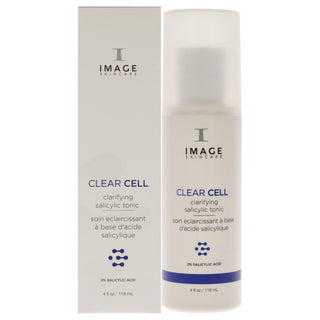 Clear Cell Salicylic Clarifying Tonic by Image for Unisex - 4 oz Tonic, Acne Fighting Tonic
