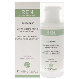 Evercalm Ultra Comforting Rescue Mask by REN for Unisex - 1.7 oz Mask