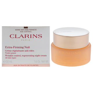 Extra Firming Night Cream - All Skin Types by Clarins for Unisex - 1.6 oz Cream